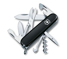 COLTELLINO VICTORINOX CLIMBER BLACK NERO 91MM 14 FUNZ SWISS ARMY KNIFE ► NEWS