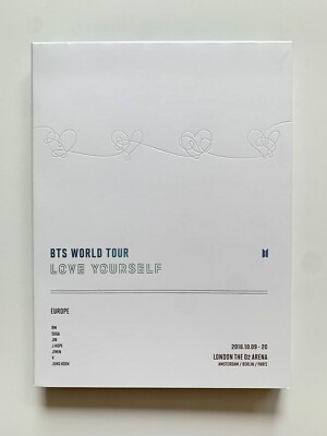 BTS Love Yourself Europe DVD Full Set with RM Photo Card