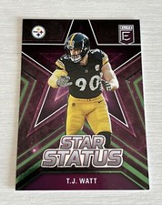 2023 Donruss Elite Star Status T.J. Watt Insert #5 - Pittsburgh Steelers