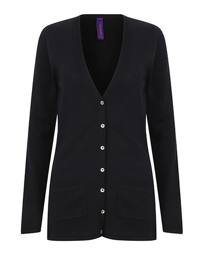 Chaqueta de punto de señora cárdigan escote en V bolsillos talla grande XXS-4XL - Imagen 7 de 9