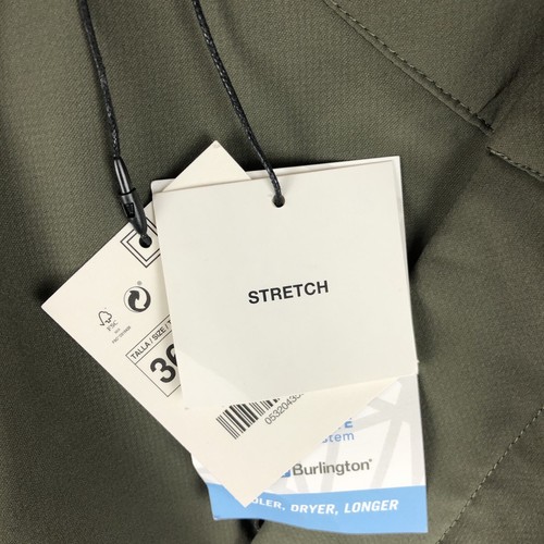 Zara Men's NWT Regular Fit Stretch Dress Pants Size 29 Olive Green - Picture 11 of 14