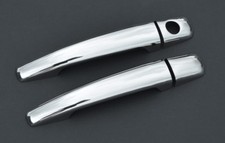 Chrome Door Handle Trim Set Covers To Fit Peugeot 207 2dr 2006-12 Chrome Door Handle Trim Set Covers To Fit Peugeot 207 2dr 2006-12