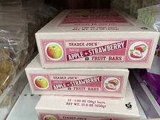 Trader Joe's Apple + Strawberry Fruit Bar, 15 Bars