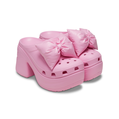 NEW CROCS SIREN BOW CLOG 210000 PINK HIGH | eBay