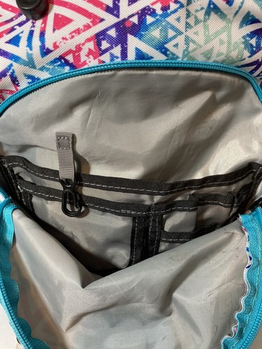 High Sierra Suspension Multi Color Pink Teal Abstract Large Backpack - 第 6/20 張圖片
