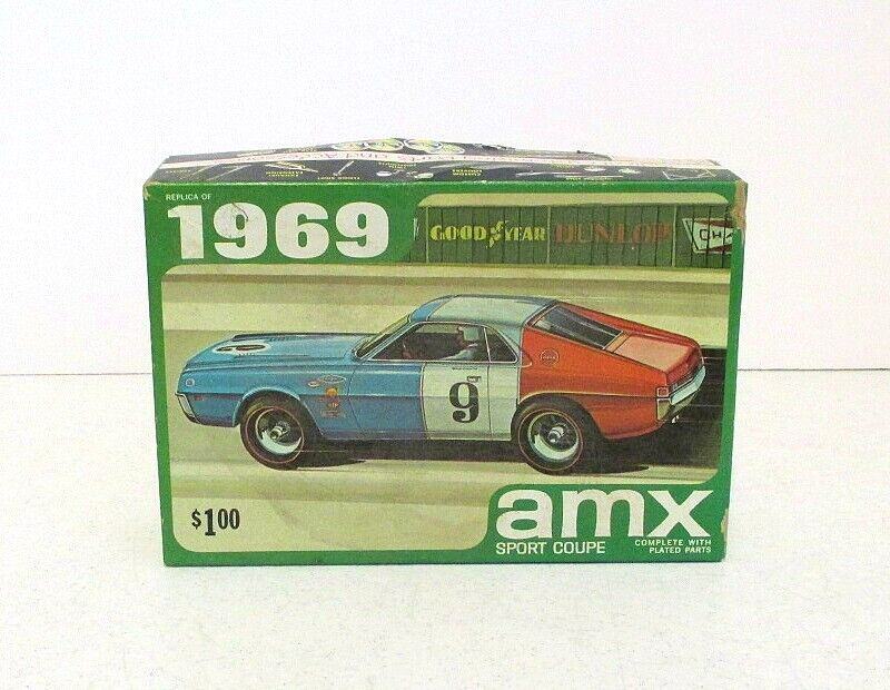 Original Palmer Plastics 1969 AMX Sport Coupe 3 in 1 Customized Model