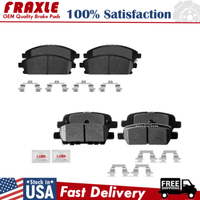 For 2004 -2017 Nissan Quest 2005 2006 X-Trail Front and Rear Ceramic Brake Pads