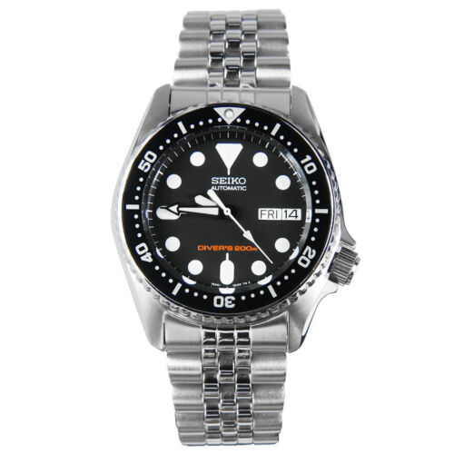 Seiko SKX013 Automatic Black Dial Stainless Steel 200m Divers Watch  SKX013K2 751744816746 | eBay