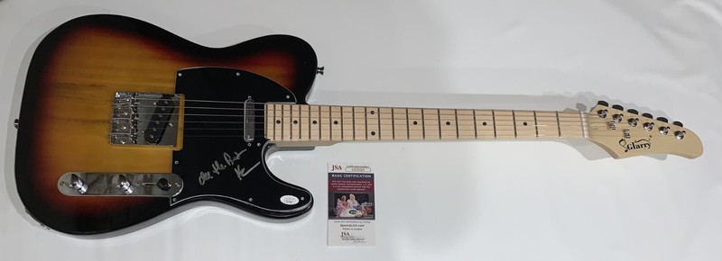 HARRY WAYNE CASEY SIGNED SUNBURST ELECTRIC GUITAR KC & THE SUNSHINE BAND JSA COA