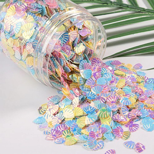 Rainbow Snowflake Christmas Star Nail Art Glitter Sequins Xmas Decoration DIY - Picture 7 of 11