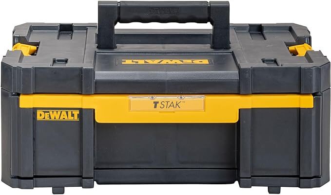 DeWalt TSTAK Toolbox Set With Drawer Yellow/Black (H)180mm (W