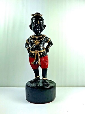 7 '' LEK NAMPHI KUMAN THONG VOODOO STATUE LP TAE GAMBLING TALISMAN THAI AMULET
