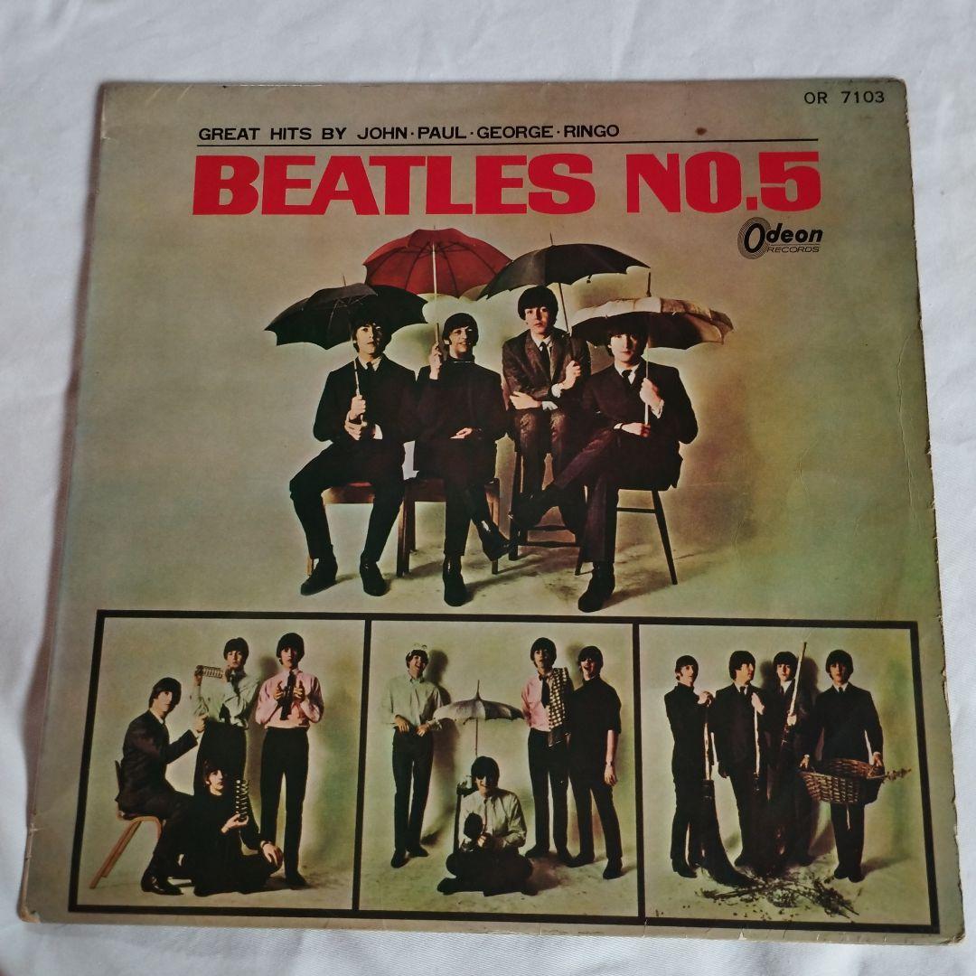 ビートルズLP 5枚 The Beatles - Beatles No.5 Japan Odeon Red wax LP | eBay