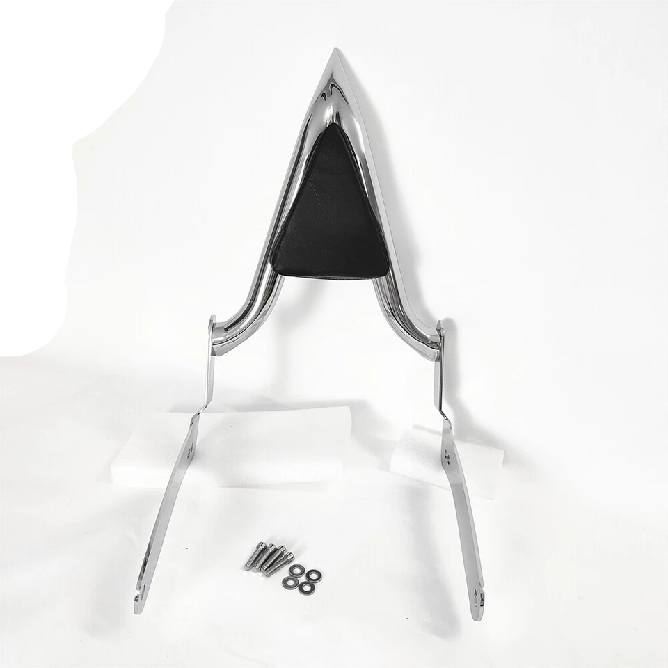 Respaldo barra Sissy pasajero cromado 22" para Kawasaki Vulcan 900 VN 900 VN2000 Foto 4 de 4