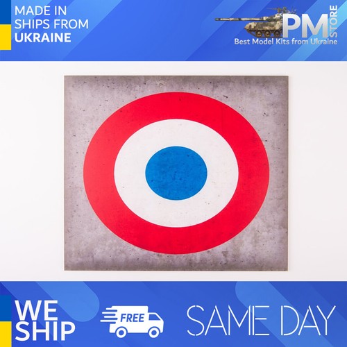 Kelik KS48025 1/48 Francia Roundel - Acrílico 3 mm (240 x 240 mm) (190 g) - Imagen 1 de 5