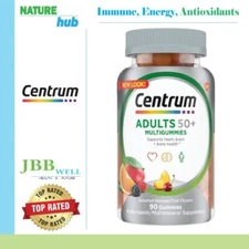 Centrum MultiGummies 50+ Adult Multivitamin, Multimineral 90ct