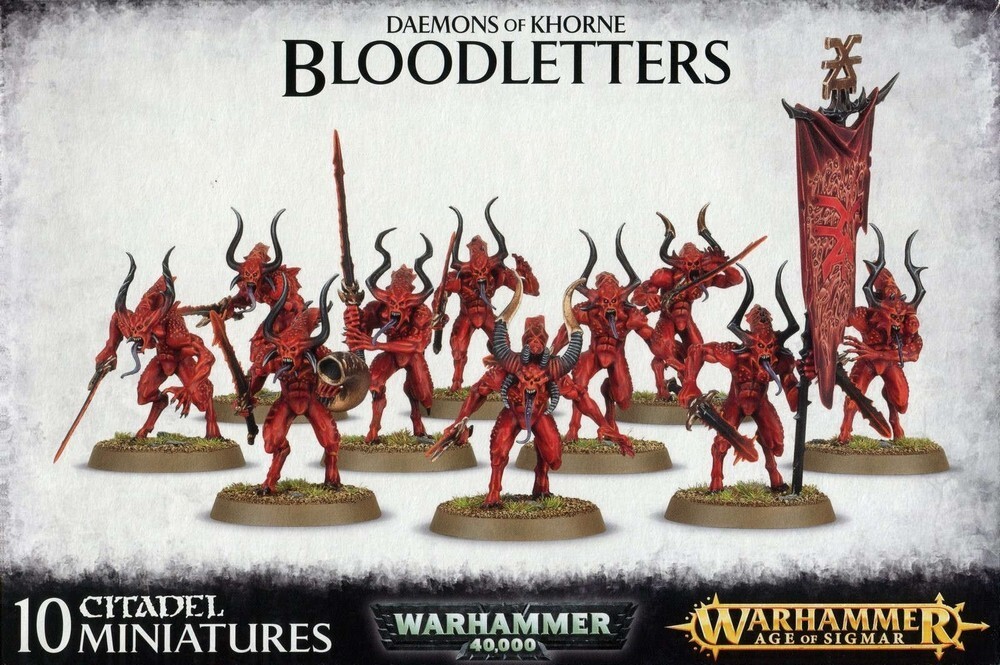 Daemons Of Khorne Bloodletters Games Workshop Warhammer Age of Sigmar Brand New