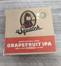 Dr. Squatch Grapefruit IPA Handmade Bar Soap for Men, 5oz