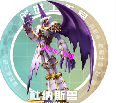 デジモン GENESIS-STUDIO デュナスモン フィギュア Genesis Studio Digimon Dynasmon Resin Statue Pre-order H20cm