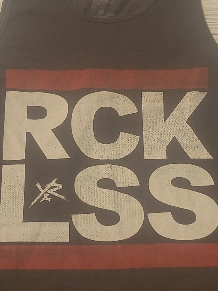 Young And Reckless Mens Tank Top Medium Black Logo Summer Shirt  - Image 2 of 4