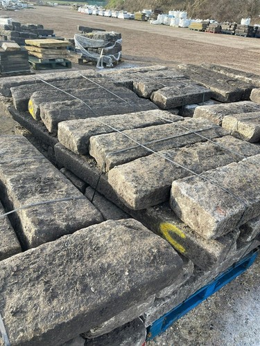 Reclaimed 6 Inch x 12 Inch Granite Kerbs - Picture 2 of 8