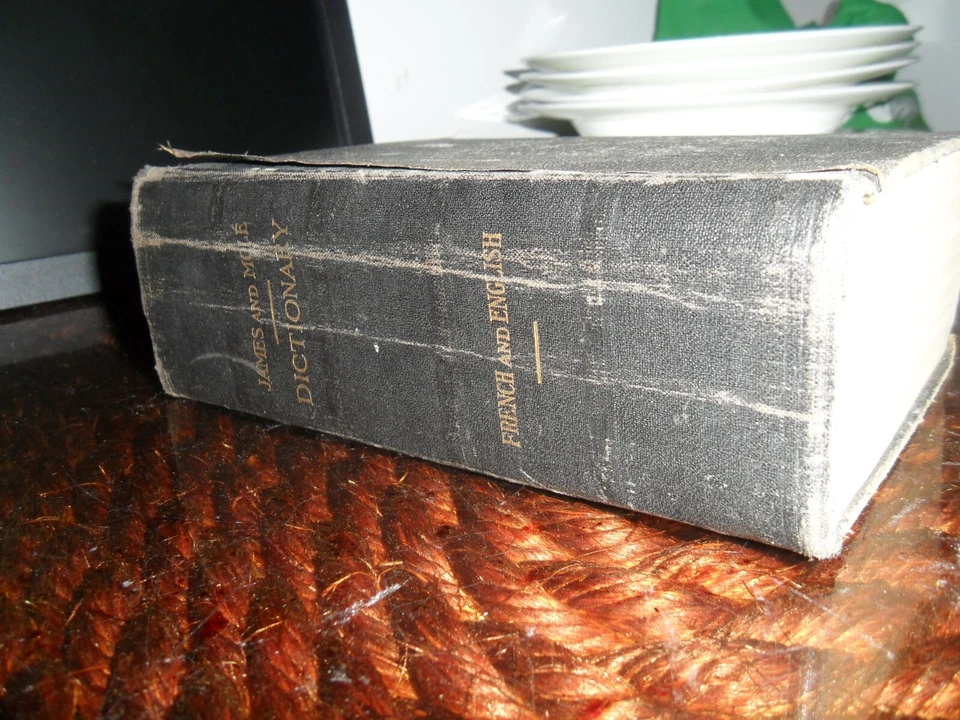 1916 Dictionary James and Mole of the English French Languages - Image 2 of 4