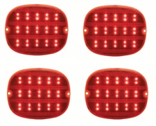 NEW! 1990 - 1996 Corvette Tail Light lenses LED Set of 4 L E D Sealed Taillights
