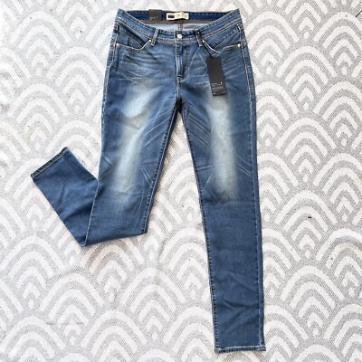 LEVI'S Revel Women's Mid Rise Demi Curve Skinny Fit Blue Denim