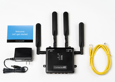 US Seller! Connected IO 4G LTE Wi-Fi Cellular Router