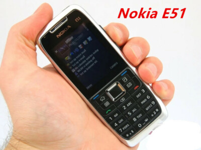 Nokia E Series E51 - Black Steel (Unlocked) Smartphone