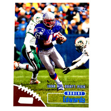 Robert Edwards 1998 Topps Stadium Club Rookie Card #173 NFL New England Patriots. rookie card picture