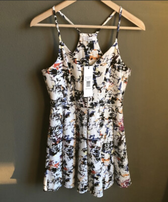 Parker Juliet Floral Dress Pollock Size Small New With Tags