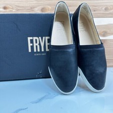 FRYE Melanie Women's Leather Slip On Sneaker Flats Spring Shoes Size 9