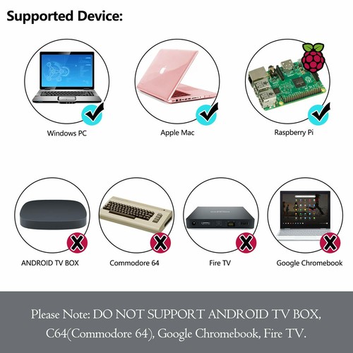 Wired/ Wireless SNES USB Controller For Windows 7 810 PC MAC Linux Raspberry Pi - Picture 44 of 88