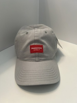 Bridgestone Golf Hat Grey Adult OSFA Strapback Adjustable  