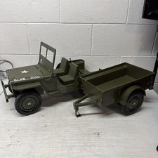Vintage 1965 Hasbro GI JOE Official Military Jeep Trailer 7000 Patent Pending