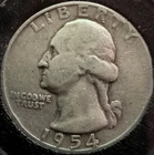 1954-D Washington Quarter!  90% silver! Denver mint!  NICE!!