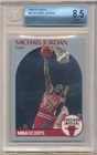 MICHAEL JORDAN 1990/91 HOOPS BASKETBALL CARD #65 CHICAGO BULLS BGS 8.5 NM-MT+