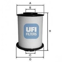 Kraftstofffilter Chevrolet UFI (Eu) Aveo/Trax - Opel Mokka 26.033.00