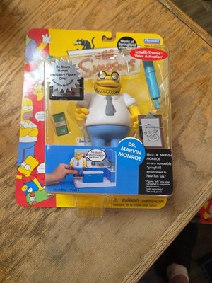 2002 Playmates Dr Marvin Monroe Simpson Series 10 Springfield Interactive Figure