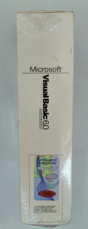 Microsoft Visual Basic 6.0 Learning Edition Sealed Lightlighty Crushed - Bild 4 von 4