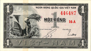 South Vietnam Viet Nam 1 Dong, ND(1955), UNC