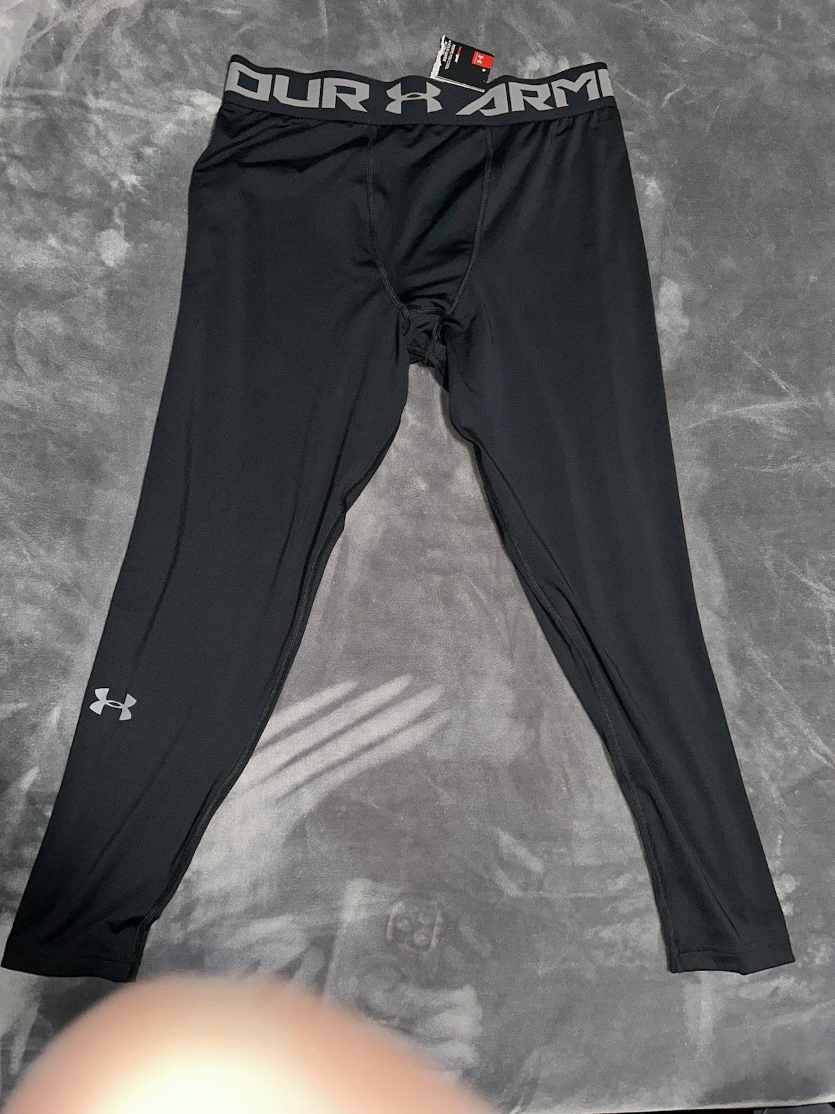 🔥NEW! Under Armour Pants Mens Base Layer Black Compression Pants - XXL