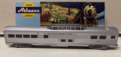 Athearn blue box kits, HO, 1823 SL Vista Dome Burlington