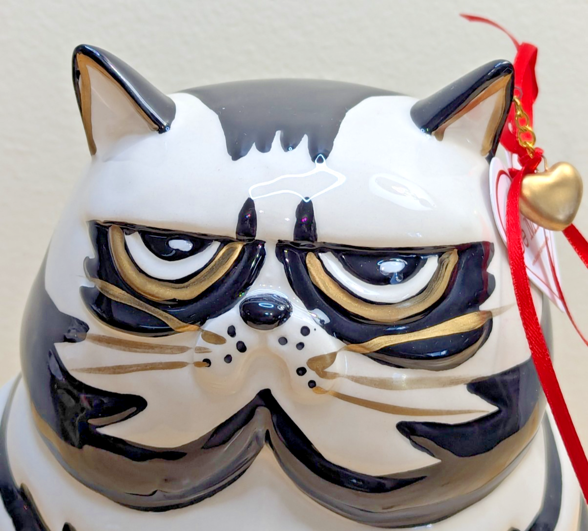 NEW Blue Sky Clayworks Halloween 'ALOOF IS MY LOVE LANGUAGE' Cat