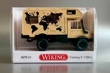 MB Unimog U 1700 L Camper - beige/nero - Wiking 037503 - 1:87 - NUOVO