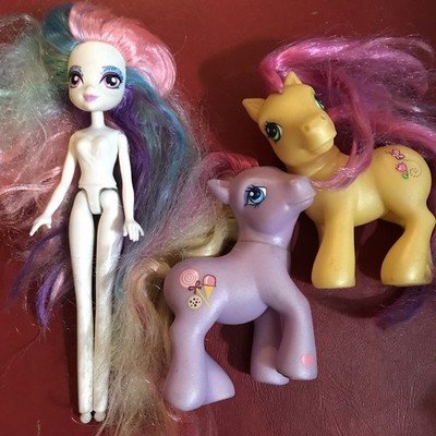 My Little Pony, G3, 2002, Triple Treat/Island Flitter & Flutter & Equestria Girl