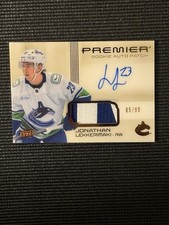 2024-25 UD PREMIER BRONZE ROOKIE PATCH AUTO /99 JONATHAN LEKKERIMAKI