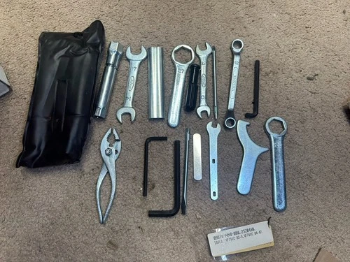 Honda 1987 VF700C 1988 VF750C Super Magna Tool Box and Tool Kit 100% Complete