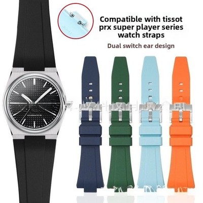 For Tissot PRX High Quality Soft Silicone Quick Release Watch Band Strap 11 12mm